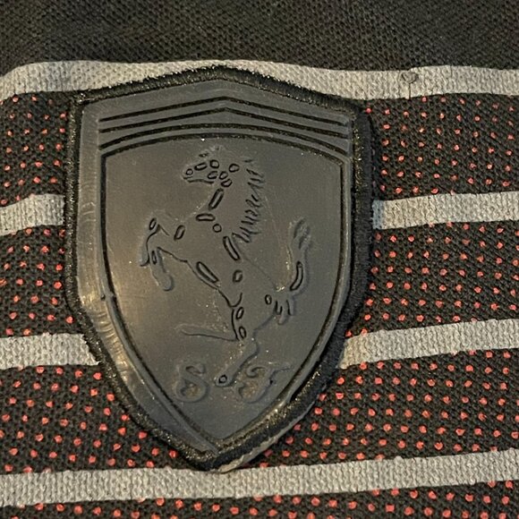 Puma Ferrari Mens Polo Shirt Black/Red Sz S Ferrari menswear short sleeve - Picture 9 of 14